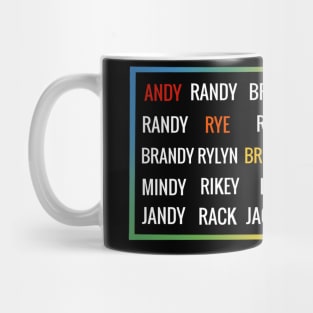 Roadtrip Ships Rainbow and White Love Ship-Names RoadtripTV Boyband Mug